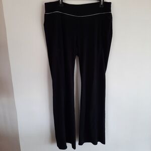 AE Sport By American Eagle Black Yoga Pants Flared Size XL